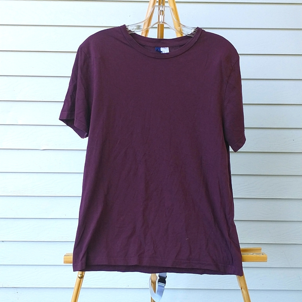 H&M Divided Maroon T Shirt
